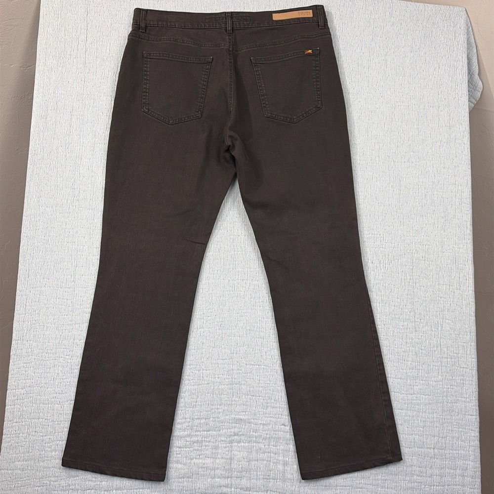 Escada Sport Luca Brown Dark Wash Jeans Made In Italy EU40 US12‎ EUC - Picture 12 of 12